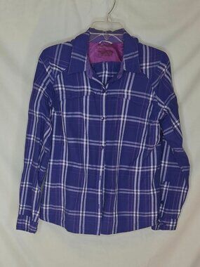 Columbia Button-up Shirt Purple:
